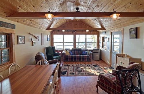 Sullivan Haus | Lakefront, sandy cove, feet from water, <1hr from Acadia Nat'l Park, Bar Harbor