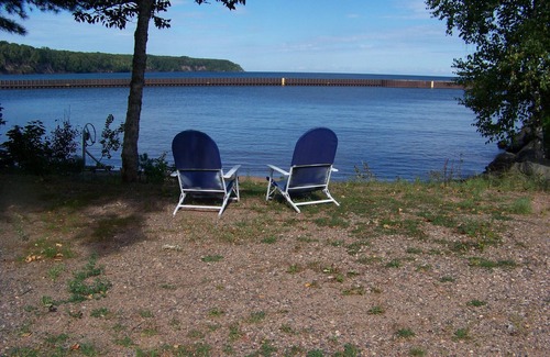 Big Bay Haus | Großes Haus am Ufer des Lake Superior und des Big Bay Harbour of Refuge