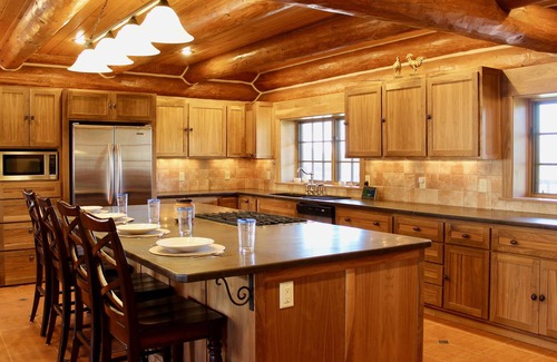 Shell Haus | Großes, malerisches Luxusblockhaus für die ganze Familie.