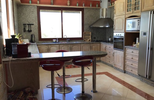 Zouada Villa | Große Villa am Meer mit großem Pool