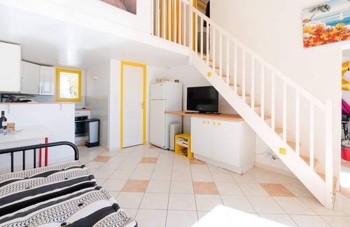 Gruissan Haus | LB39 Klimatisiertes Ferienhaus mit Blick aufs Grazel Meer in Residenz mit Pool