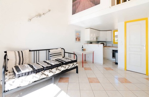 Gruissan Haus | LB39 Klimatisiertes Ferienhaus mit Blick aufs Grazel Meer in Residenz mit Pool