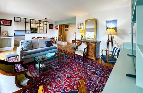 La Celle-sous-Gouzon Wohnung | Le Bellevue - appartement raffiné proche Paris