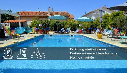 Le Grand Large Hotel | Le Galion Hotel et Restaurant Canet Plage - Logis