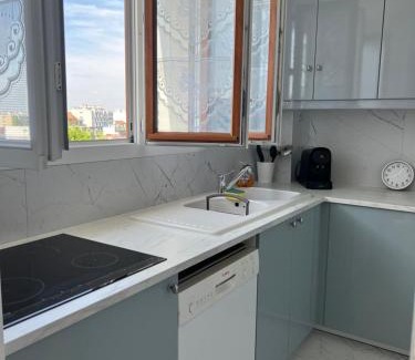 Adamville Wohnung | Le Studio Calme et Moderne