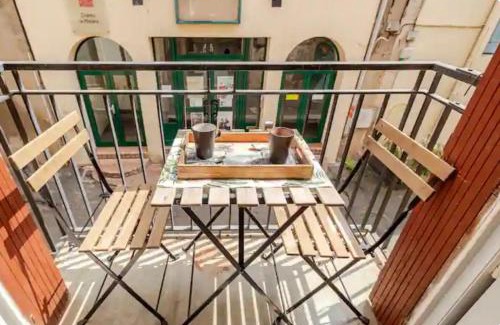 Pezenas Wohnung | "Le Transversal 1" -Balcon-Garage privé optionnel -Centre historique-Plages à 21km !