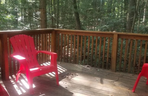Mount Gretna Heights Hütte | Schritt zurück in die Zeit ... genießen Sie dieses Vintage Cottage mit ruhiger Veranda.