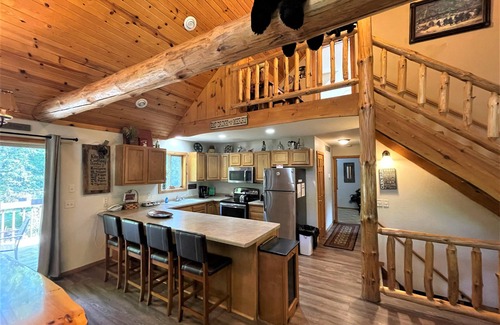 Spring Brook Haus | Linken Blockhaus @ Spring Brook Resort | Erstaunliches 5BR Haus durch Golfplatz