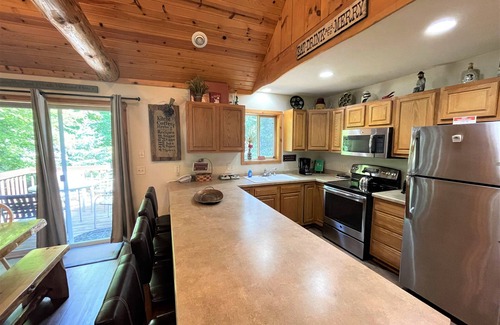 Spring Brook Haus | Linken Blockhaus @ Spring Brook Resort | Erstaunliches 5BR Haus durch Golfplatz