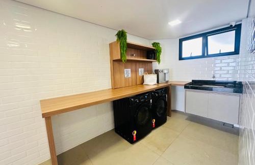 Santa Monica Wohnung | Loft 101 – Refúgio Certo, a poucos passos da Ufu.