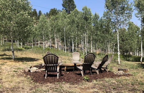 Ponderosa Pines Kabine | Log Cabin Backs zum Rio Grande National Forest - Angeln, Wandern, Skifahren