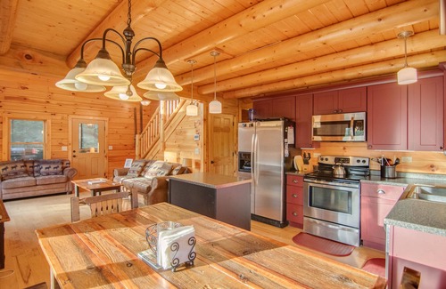 Twin Mountain Kabine | Log cabin in the White Mountains, near Bretton Woods