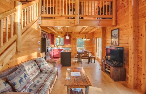 Twin Mountain Kabine | Log cabin in the White Mountains, near Bretton Woods