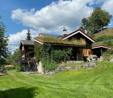Austbygde Haus | Log Cabin With View Of Gaustatoppen