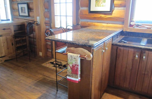 Highland Meadows Haus | Log Home mit Blick auf Vail Valley