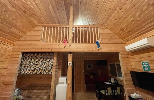 Imazu Hütte | Log house with mini private dog run Loft popular w / Takashima Shiga