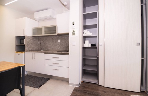 Santana Haus | Lower-level Studio w/ kitchenett and patio