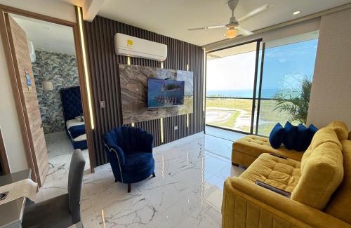 Santa Marta Wohnung | Lujoso apto con vista al mar, en salinas del mar