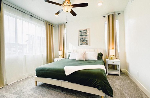 American Fork Haus | Lux 3BD/2BA w/ King Bed & Garage