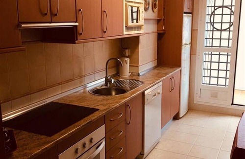 Caleta de Velez Wohnung | "Lux Apartm BEAUVIVIR" mit Gemeinschaftspool, Garten und eigener Terrasse