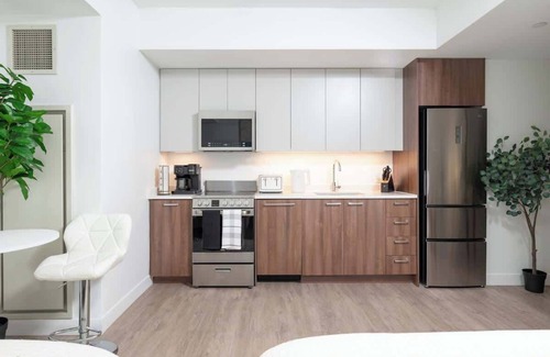 Central Square Wohnung | Lux Studio 2x Queen beds Gym near MIT Harvard in Central Square