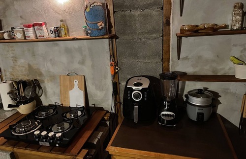 Turibana Wohnung | Luxuriöses Studio 2 Personen – großes, stilvolles Badezimmer und Schlafzimmer