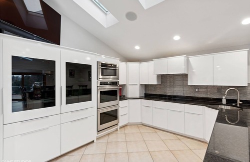 La Porte Haus | Luxurious Lakefront Estate with Pool, King Beds, Hot Tub MTM Premier Property Management