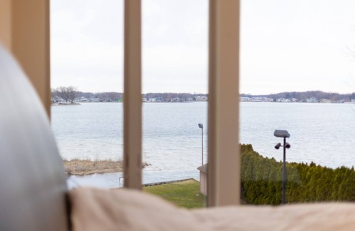 La Porte Haus | Luxurious Lakefront Estate with Pool, King Beds, Hot Tub MTM Premier Property Management