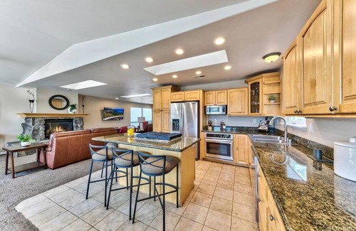 Tahoe Keys Haus | Luxurious Waterfront Retreat with Private Dock & H