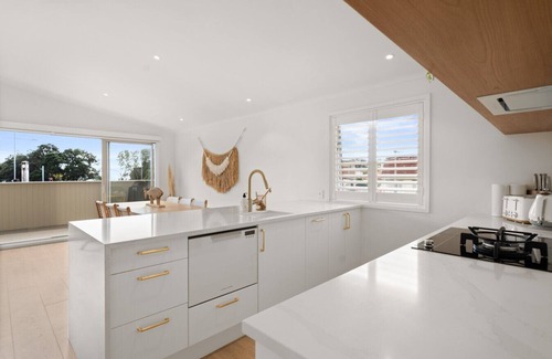 Mission Bay Wohnung | Luxury Apart w/Seaviews | Full Laundry, Kitchen