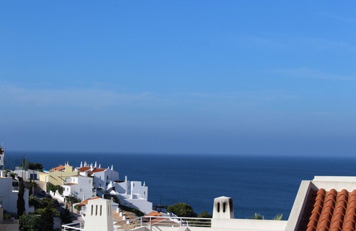 Carvoeiro Wohnung | Luxus-Wohnung mit fabelhafter. Meerblick & exklusive, private Dachterrasse mit BBQ.