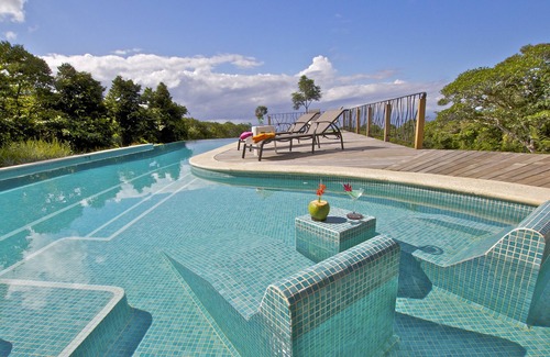 Dominicalito Villa | Private Dschungelvilla mit Meerblick, Infinity-Pool, Wildlife & A / C