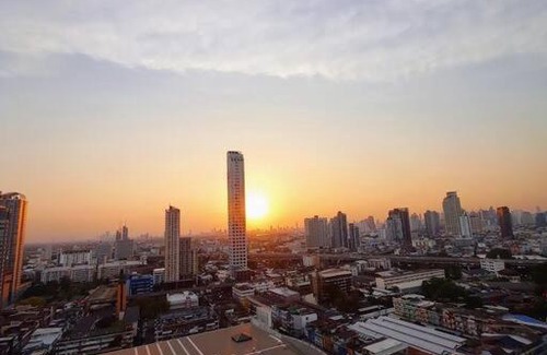 Phra Khanong Nuea Wohnung | Luxury Lively Bangkok View Studio Room Next to BTS