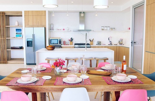 Playa Flamingo Haus | Villa Fugata Flamingo Neues Luxushaus auf einem Hügel über dem Pazifik