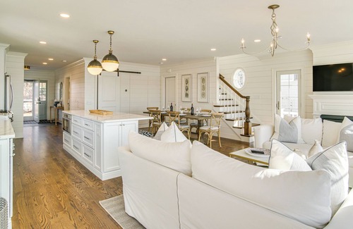 Wareham Haus | Luxury Oceanfront Home w/ Private Beach in Wareham