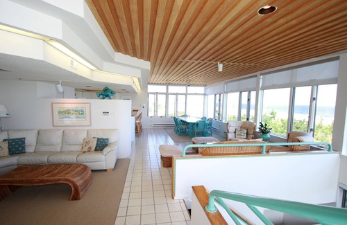 Harvey Cedars Haus | Luxushaus am Meer mit Whirlpool und Babyflügel.