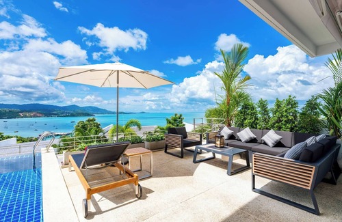Plai Laem Wohnung | Luxuriöses Apartment mit Meerblick AB in den UniQue Residences