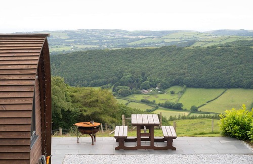 Glandyfi Kabine | Groß-Hot Tub-Kabine-Ensuite Dusche