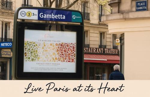 20th Arrondissement Wohnung | Métro Gambetta