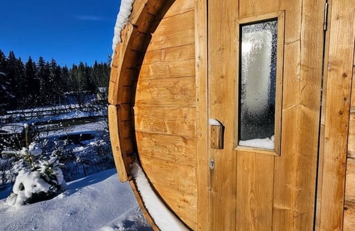 Chapelle-des-Bois Haus | Magnificent mountain chalet with outdoor wood-fired sauna, 4 stars