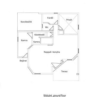 Balatonakarattya Haus | Magyar Tenger Pihenőház, house for 8 with garden at Balaton