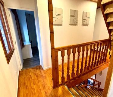 Saint-Maur Creteil Haus | Maison Familiale 3 Chambres, 3 Salle de Bain, Proche RER A - Paris - Disney