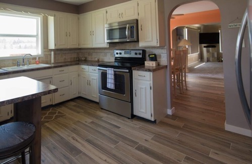 Manistee Haus | Manistee-Kanal-Ufergegend-Haus mit Bootsdock