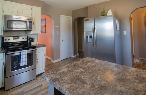 Manistee Haus | Manistee-Kanal-Ufergegend-Haus mit Bootsdock