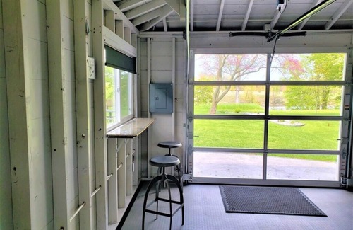 Manistee Haus | Manistee-Kanal-Ufergegend-Haus mit Bootsdock