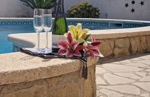 Riumar Skihütte | "Marianna“@MARISOL: 310m zum Strand, Privat-Pool, A/C, WiFi, Hundestrand