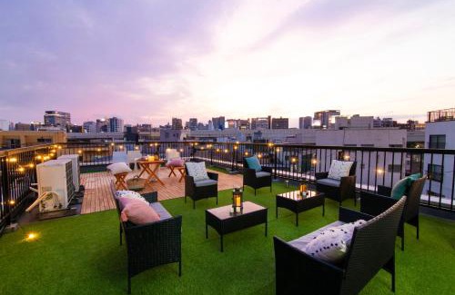 Azumabashi Wohnung | Meee Asakusa3F4F 浅草徒歩3分 140平米Max22名 無料駐車場 屋上絶景 渋谷直通