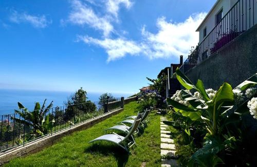 Faja da Ovelha Villa | Meerblick - 3-Bett Villa mit Terrassen & Hot-Tub