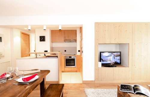 Megeve Wohnung | Megève-Mont d'Arbois, T3 renoviert, 50m2, 4 Pers. 5 Minuten von den Pisten entfernt.