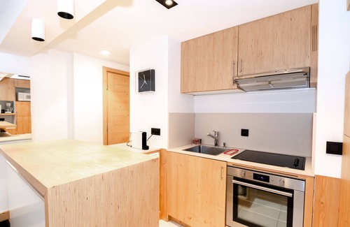Megeve Wohnung | Megève-Mont d'Arbois, T3 renoviert, 50m2, 4 Pers. 5 Minuten von den Pisten entfernt.